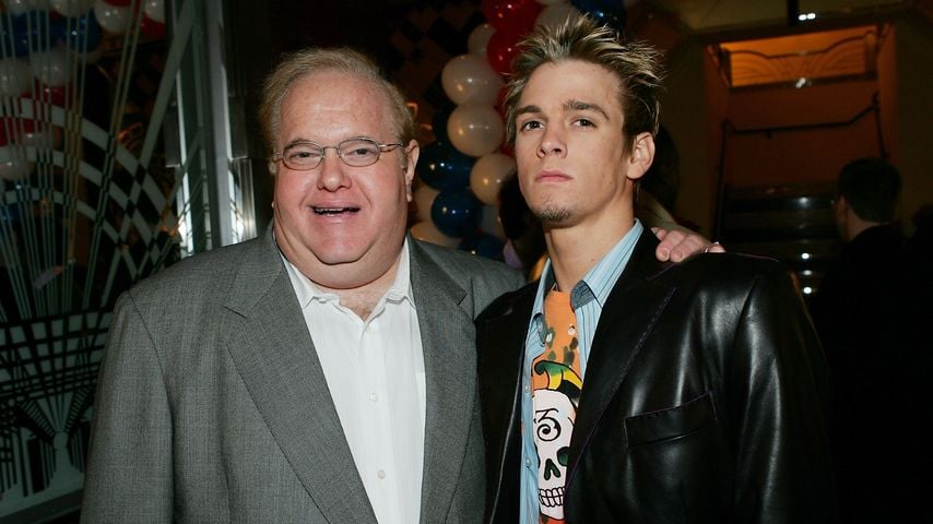 Lou Pearlman und Aaron Carter im Jahr 2005