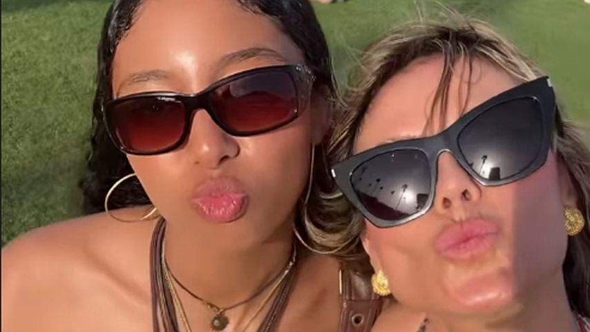 Lou und Heidi Klum auf dem Coachella 2024