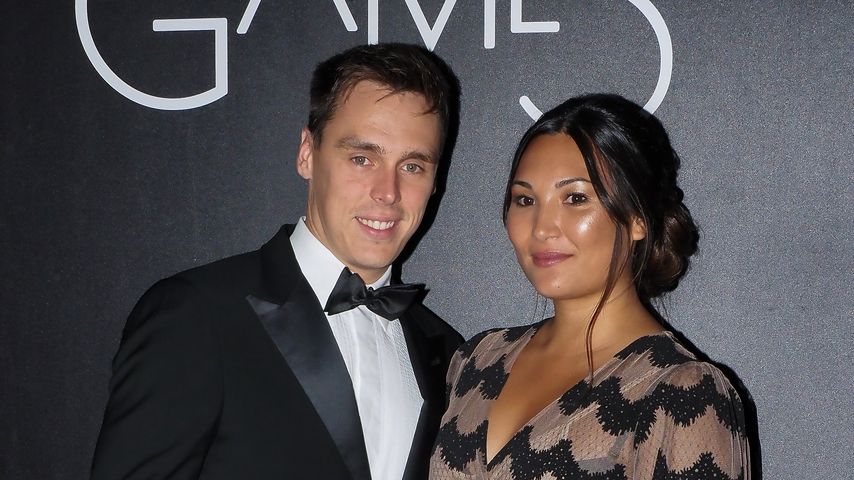 Louis Ducruet mit seiner Frau Marie 2019 in Monaco