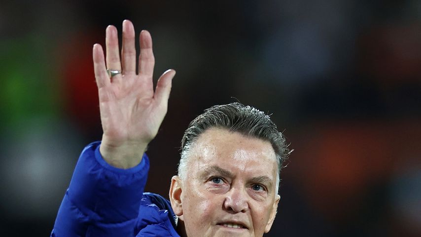 Fußballtrainer Louis van Gaal im Oktober 2021