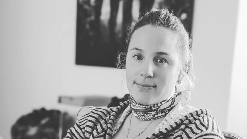 Louisa von Spies mit ihrem Baby