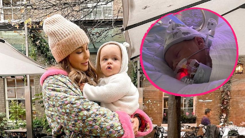 Throwback: Louise Thompson zeigt Baby auf Intensivstation