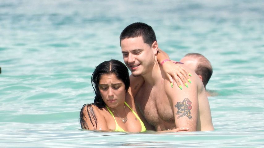 Lourdes Leon und ihr Partner Jonathan Puglia in Tulum