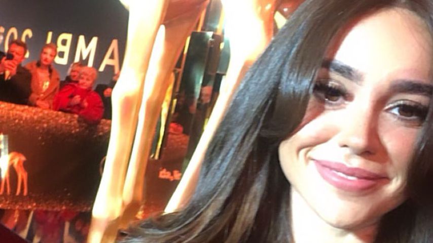 "Love Island"-Kandidatin Melissa beim Bambi 2019