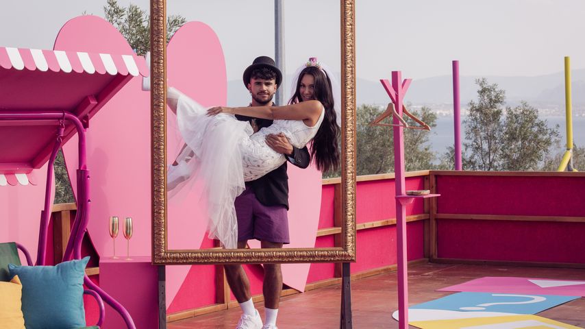 Leandro und Evi beim "Love Island"-Hochzeitsspiel