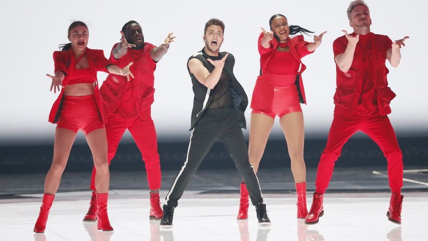 Luca Hänni beim Vorentscheid des Eurovision Song Contests 2019