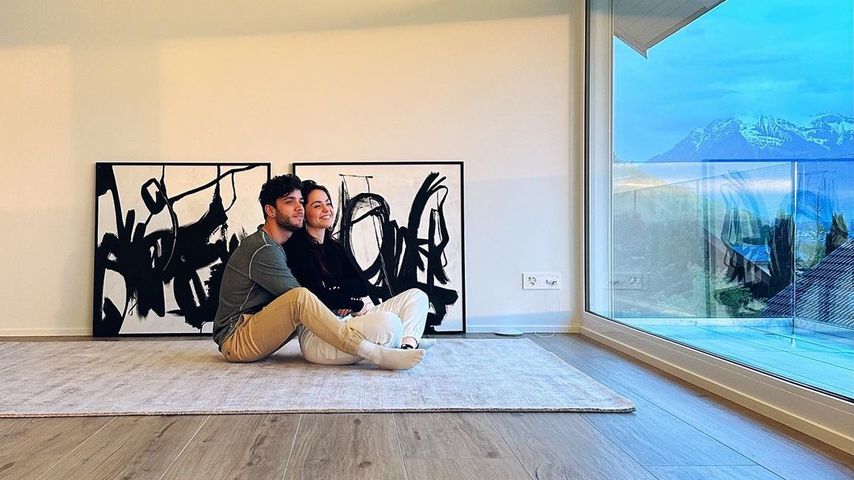 Luca Hänni und Christina Luft in ihrem neuen Haus in der Schweiz