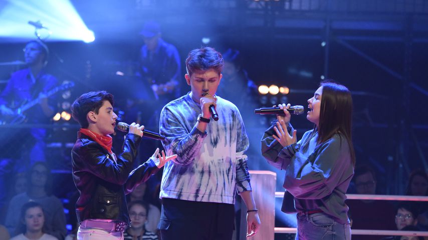 Luca, Vladi und Rrezarta bei "The Voice Kids"