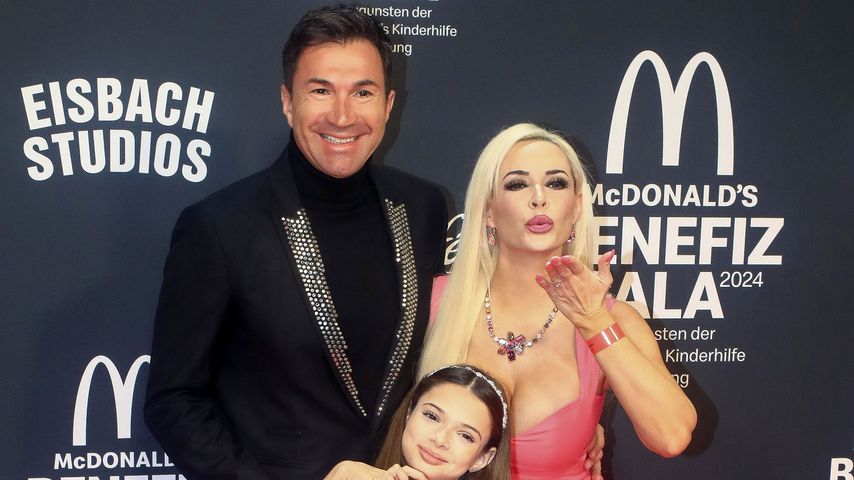 Lucas Cordalis, Daniela Katzenberger und Sophia Cordalis im Oktober 2024