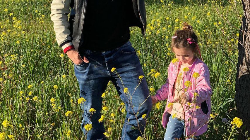 Lucas Cordalis mit Töchterchen Sophia im März 2020