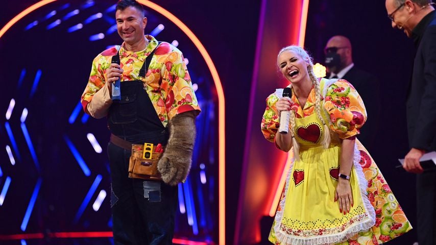 Lucas Cordalis und Daniela Katzenberger im "The Masked Singer"-Finale