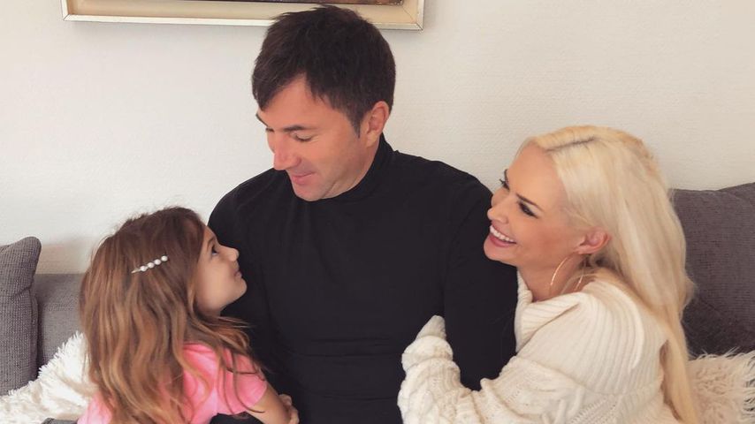 Lucas Cordalis und Daniela Katzenberger mit ihrer Tochter Sophia