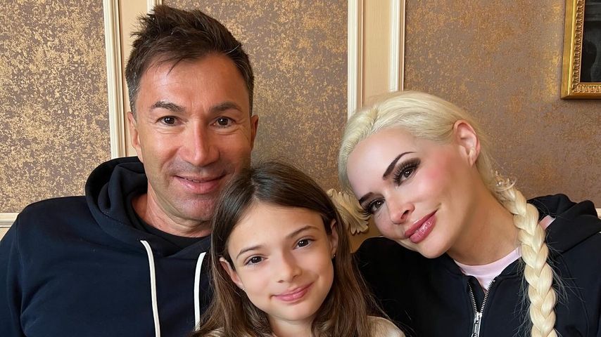Lucas Cordalis und Daniela Katzenberger mit ihrer Tochter Sophia, August 2024