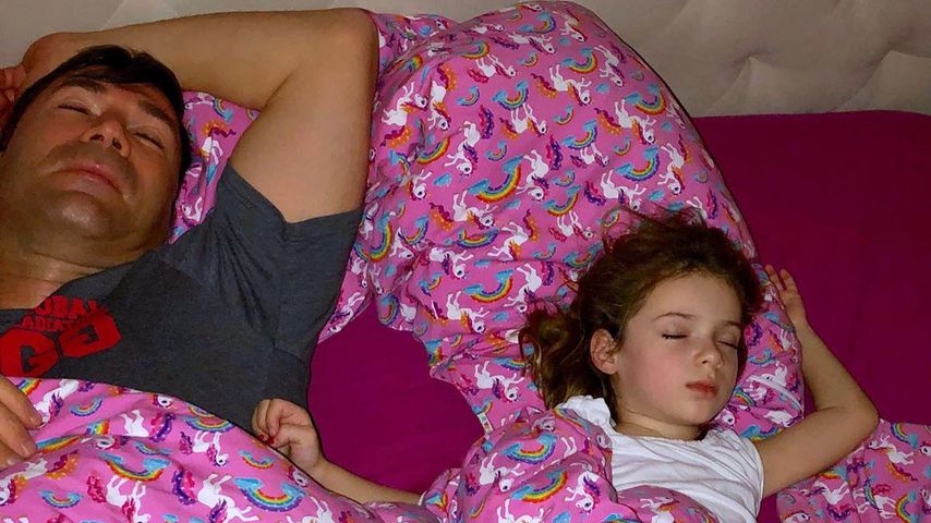 Lucas und Sophia Cordalis beim Schlafen