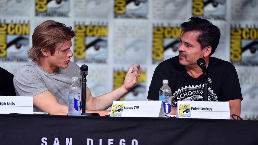 Lucas Till und Peter Lenkov bei der Comic-Con in San Diego, Juli 2016