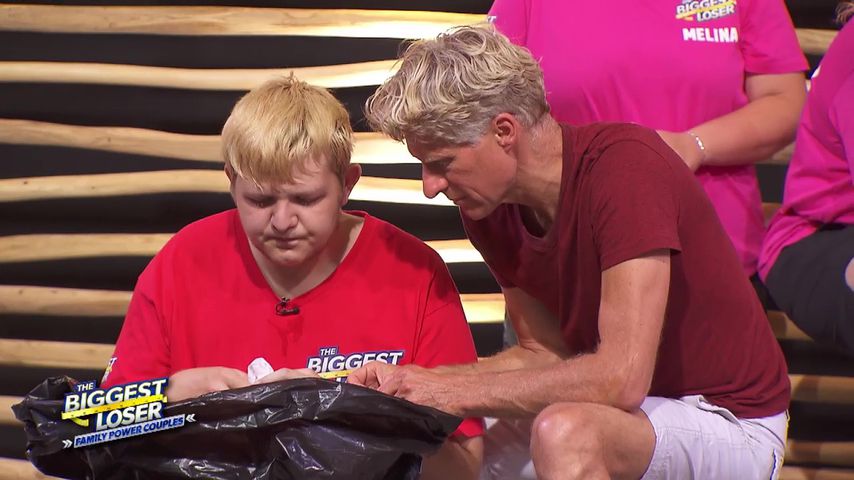 Lucas und Dr. Christian Westerkamp bei "The Biggest Loser"