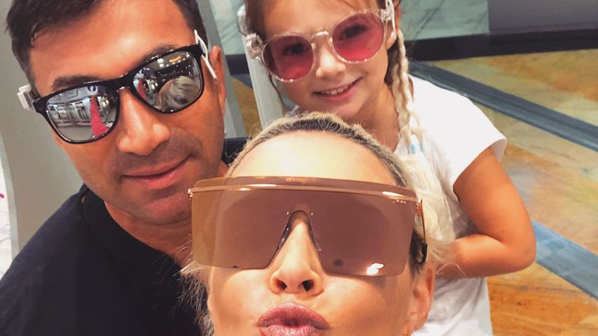 Lucas und Sophia Cordalis mit Daniela Katzenberger