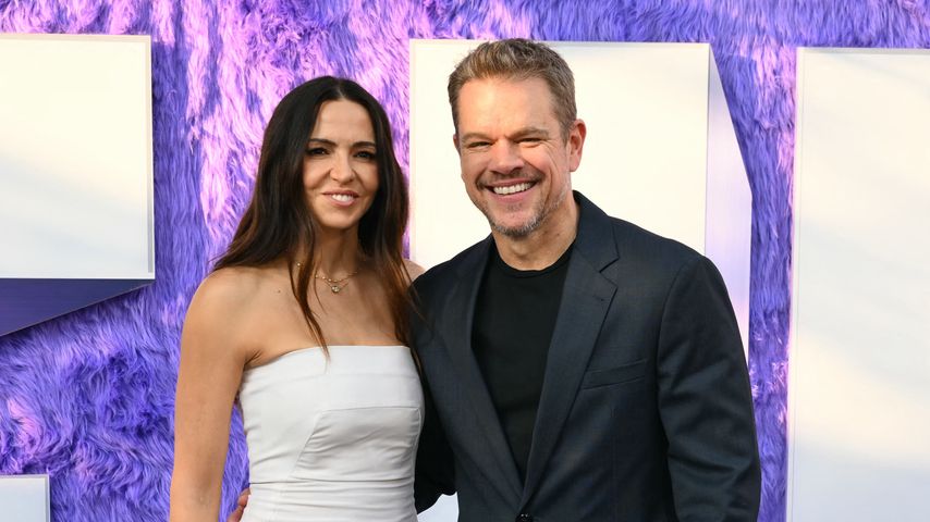Luciana Barroso und Matt Damon im Mai 2024