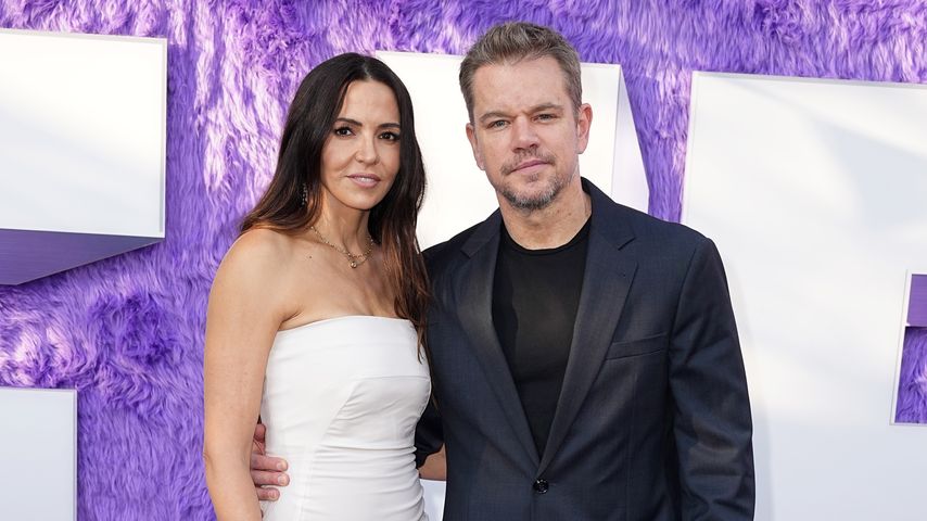 Matt Damon mit seiner Ehefrau Luciana Barroso