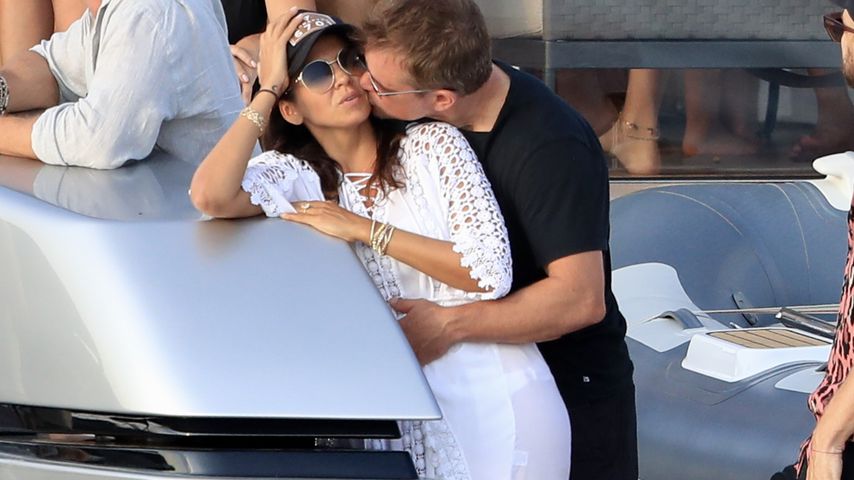 Luciana Barroso und Matt Damon im Juli 2019