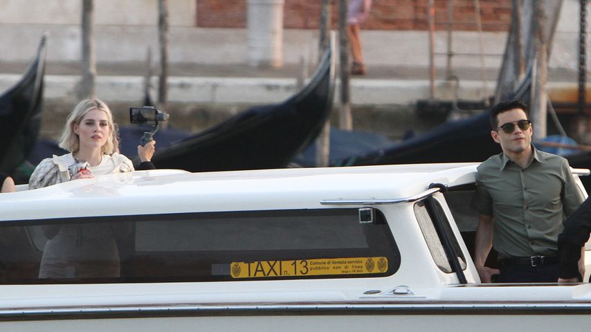 Lucy Boynton und Rami Malek in Venedig