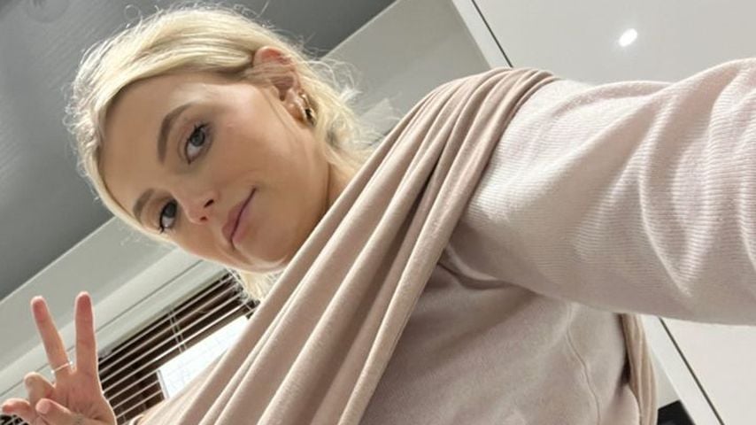 Lucy Fallon mit ihrem Sohn Sonny