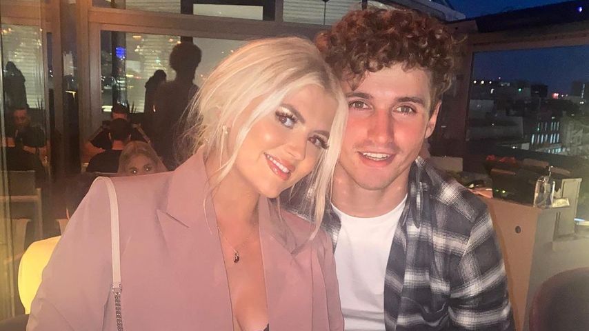 Lucy Fallon mit ihrem Freund
