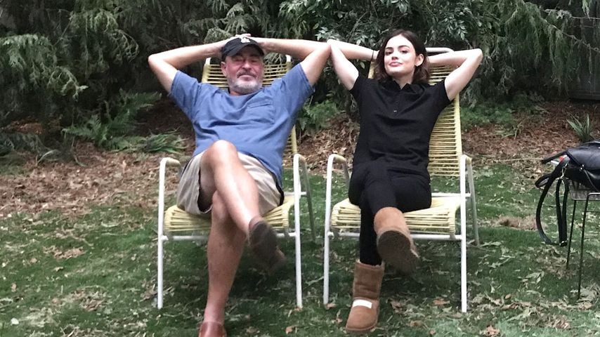 Lucy Hale und ihr Vater Preston Hale