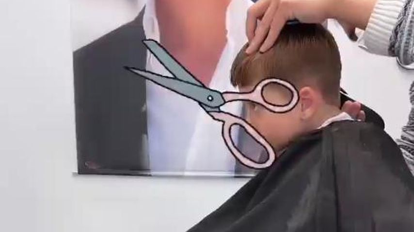 Ludwig Hummels beim Friseur