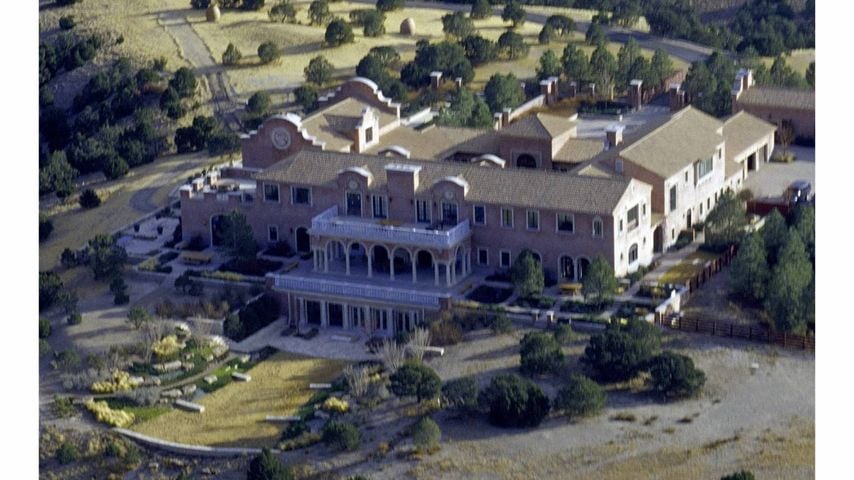 Luftaufnahme von Jeffrey Epsteins Zorro Ranch in New Mexico, eingereicht im Prozess gegen Ghislaine Maxwell