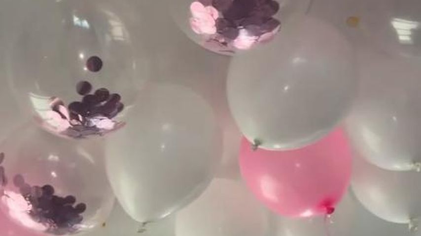 Dekoration bei Angelina Panneks Babyparty