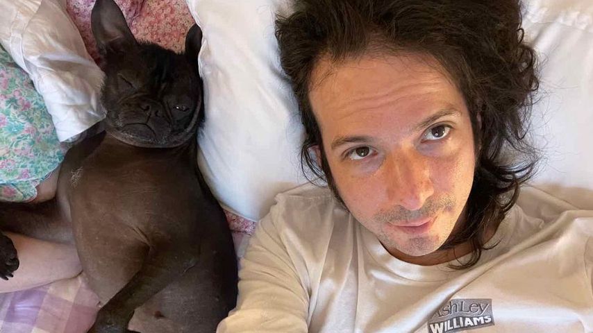 Luis Felber und sein Hund im Juli 2021
