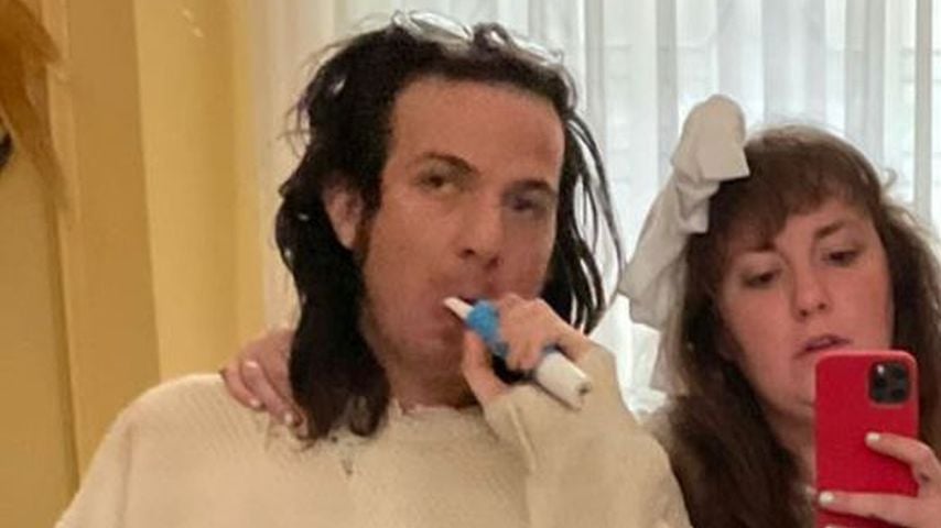 Luis Felber und Lena Dunham im September 2021