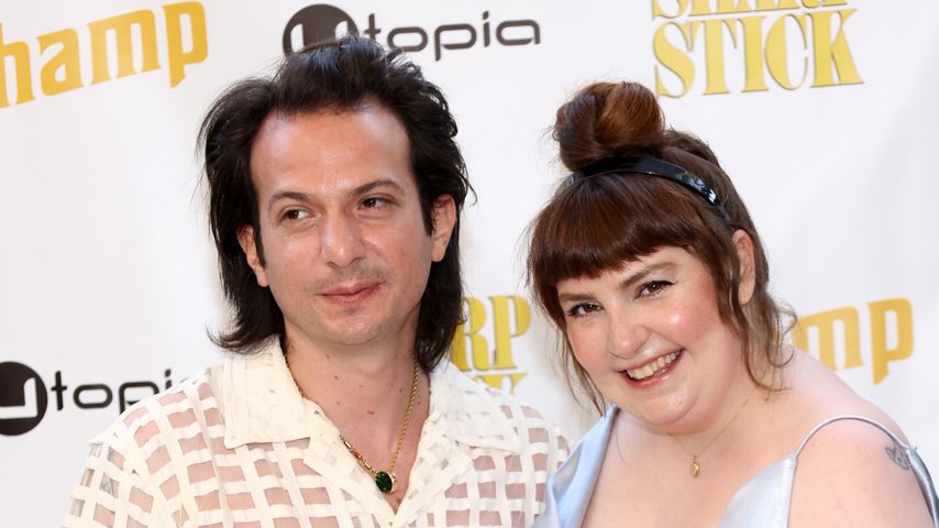 Luis Felber und Lena Dunham im Juli 2022