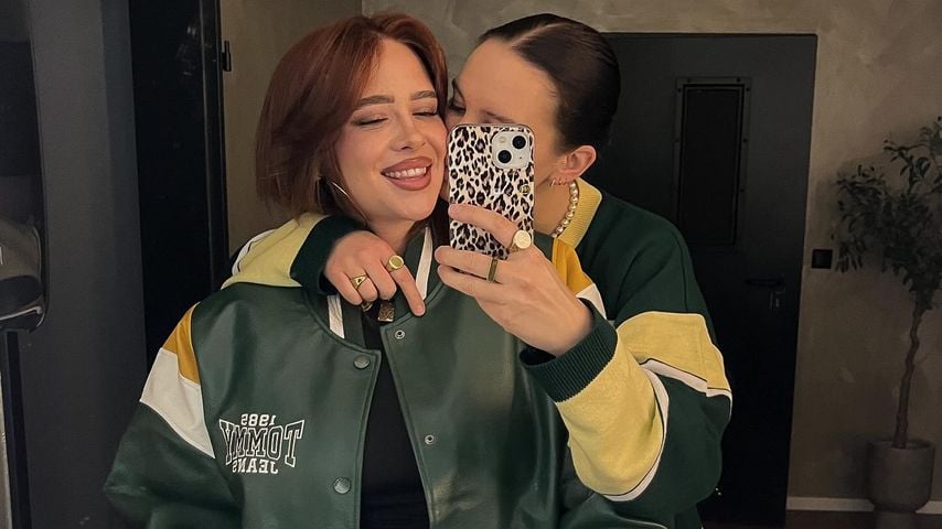 Luisa Früh und ihre Partnerin im April 2025