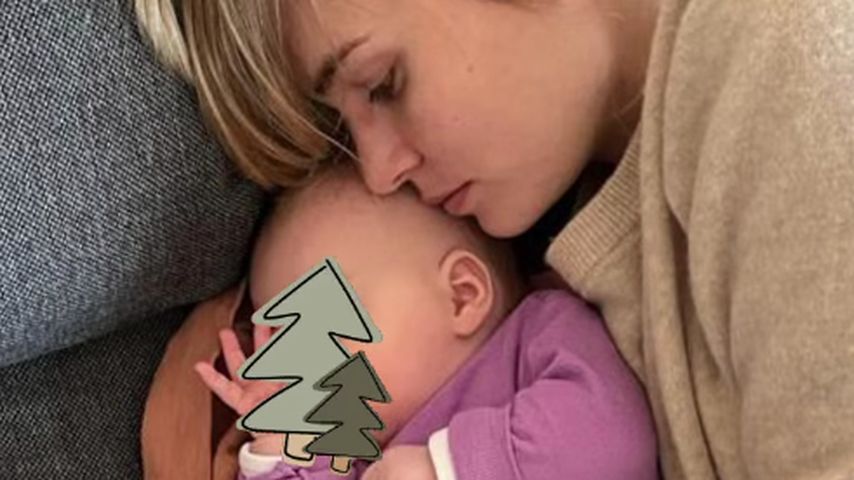 Weihnachtliche Grüße: Luisa Hartema teilt neues Babyfoto