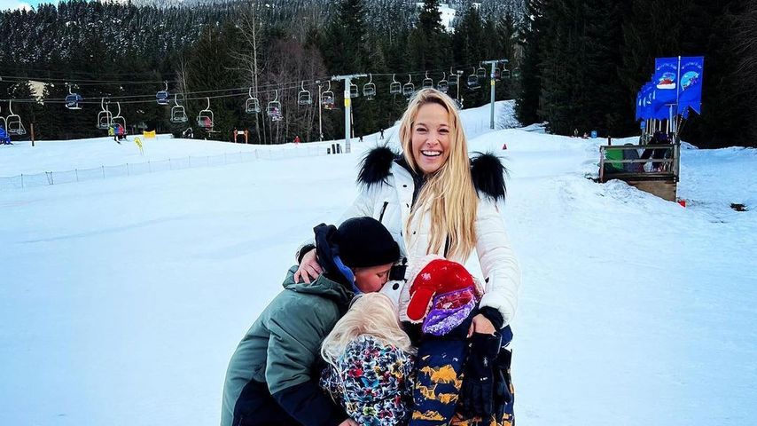 Luisana Lopilato mit ihren drei Kindern