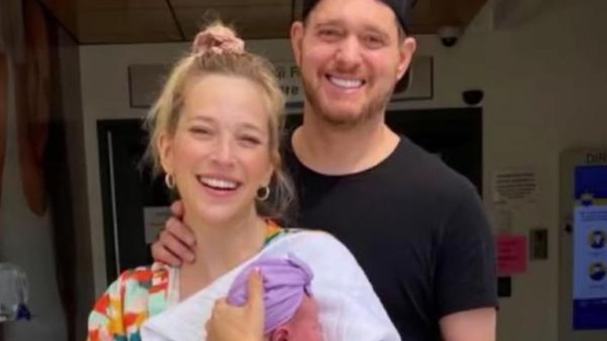 Luisana Lopilato und Michael Bublé mit ihrer Tochter Cielo, 2022