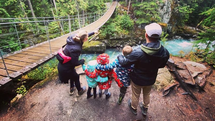 Luisana Lopilato und Michael Bublé mit ihren drei Kindern