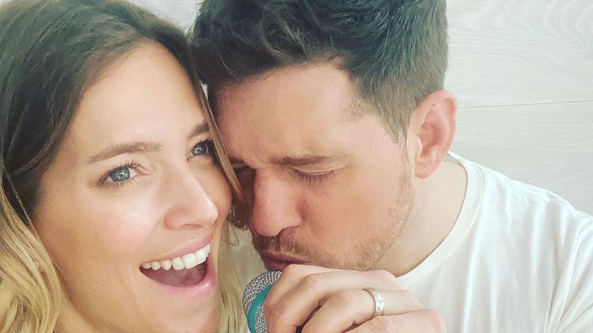 Luisana Lopilato und Michael Bublé im April 2020