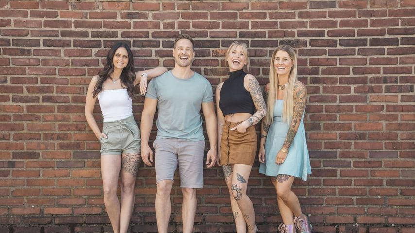 Die "Köln 50667"-Stars Luise-Isabella Matejczyk, Jay Sirtl,  Mandy-Kay Bart und Pia Tillmann