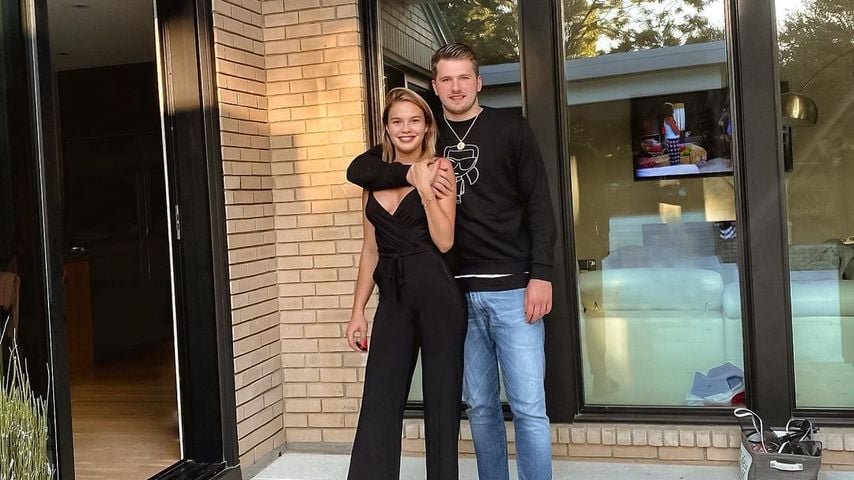 Luka Doncic und seine Partnerin Ana Maria im Juli 2020
