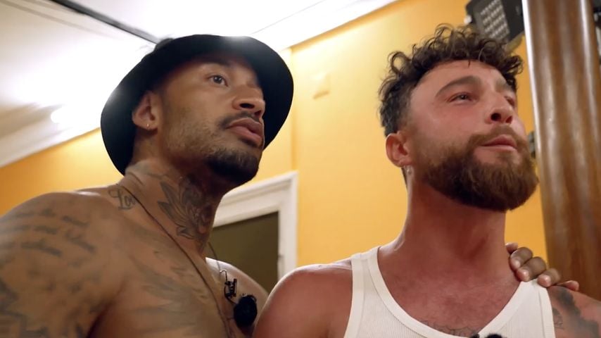 Lukas Baltruschat versucht Umut Tekin zu beruhigen, "The 50" 2026