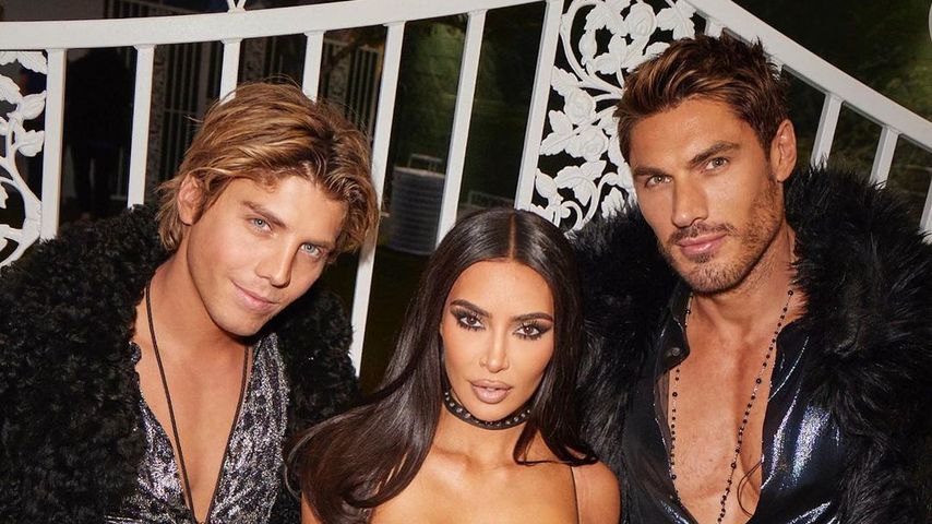 Lukas Gage, Kim Kardashian und Chris Appleton