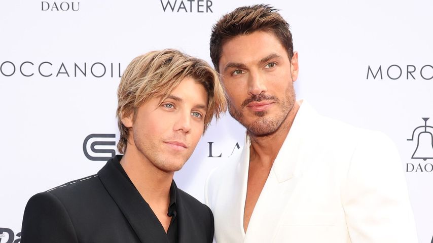 Lukas Gage und Chris Appleton im April 2023