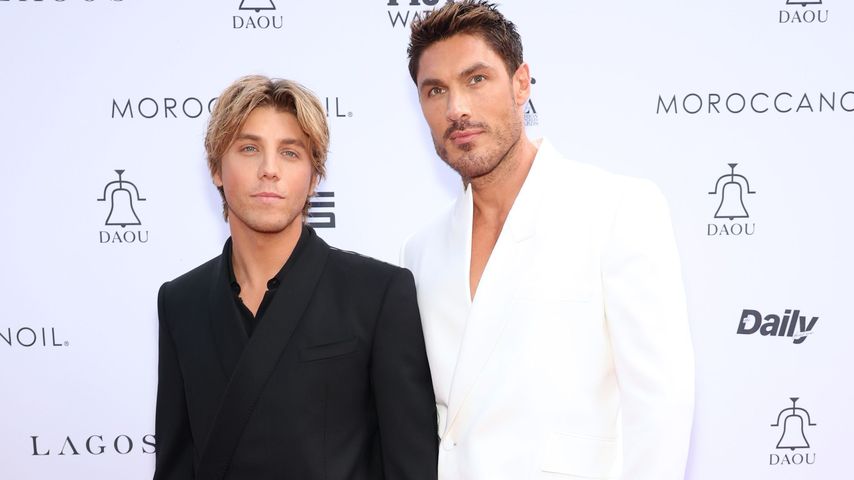 Lukas Gage und Chris Appleton im April 2023