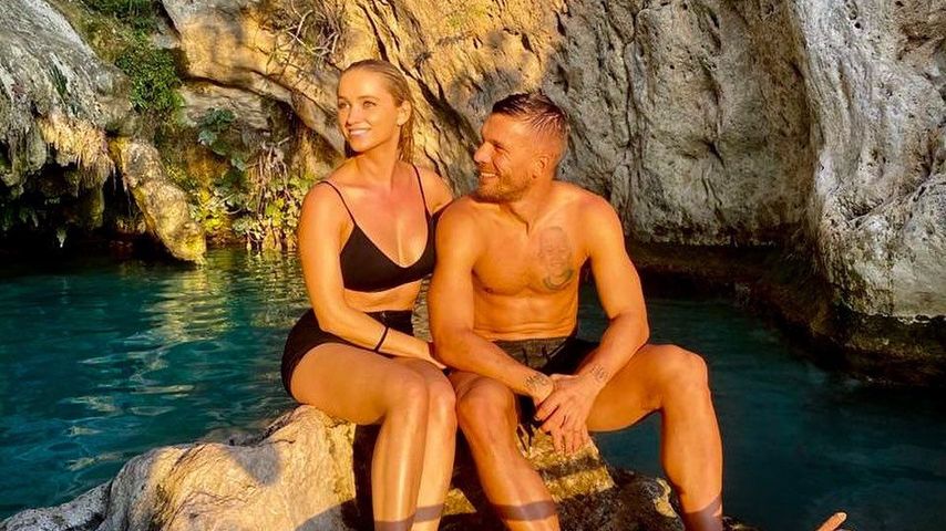 Jugendliebe: Lukas Podolskis Frau war seine erste Freundin