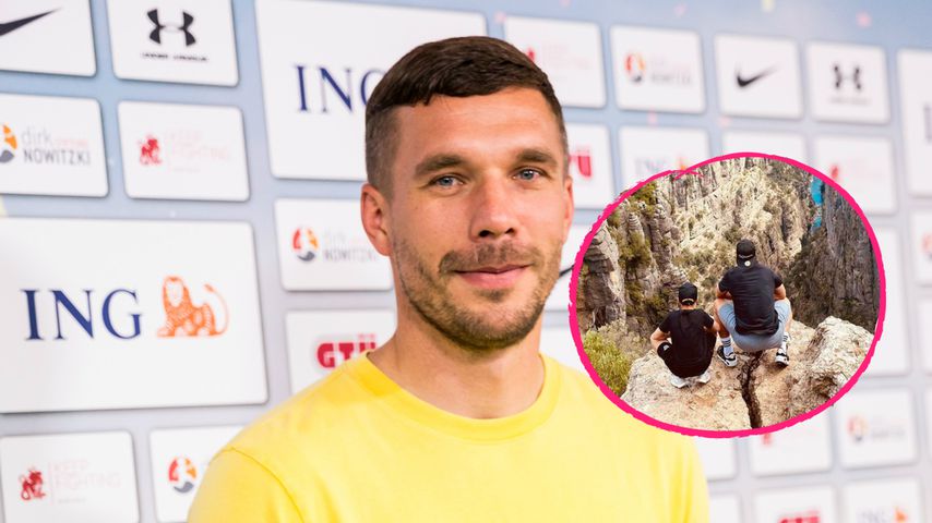 "Zwei Champions": Lukas Podolski postet Vater-Sohn-Foto