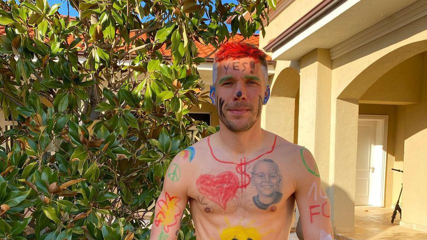 "Hatte keine Chance": Lukas Podolski von Tochter bemalt