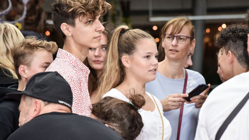 Lukas Rieger und Faye Montana auf der "Angry Birds 2"-Premiere im September 2019 in Berlin